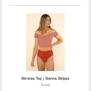 Coral reef two piece bathing suit